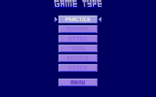 GodPey (Atari ST) screenshot: Choose a game type