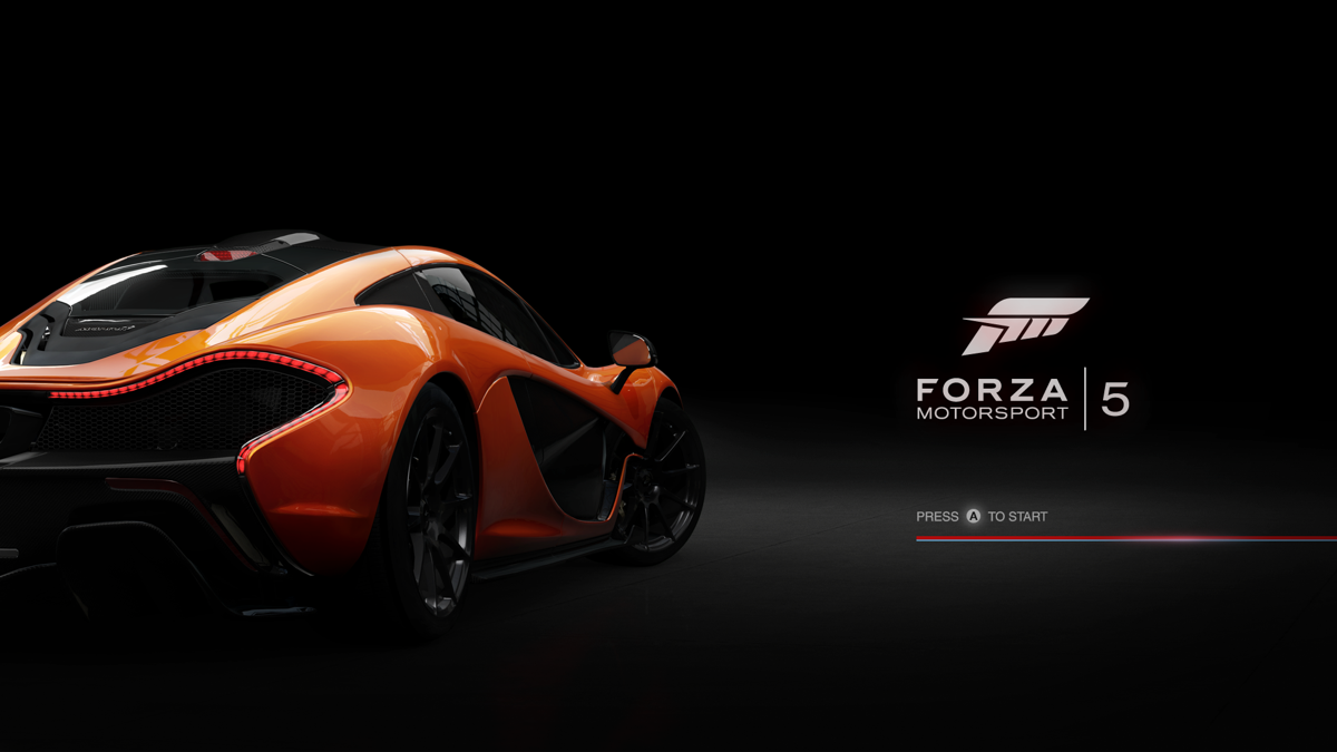 Forza Motorsport 5 (Xbox One) screenshot: Title screen