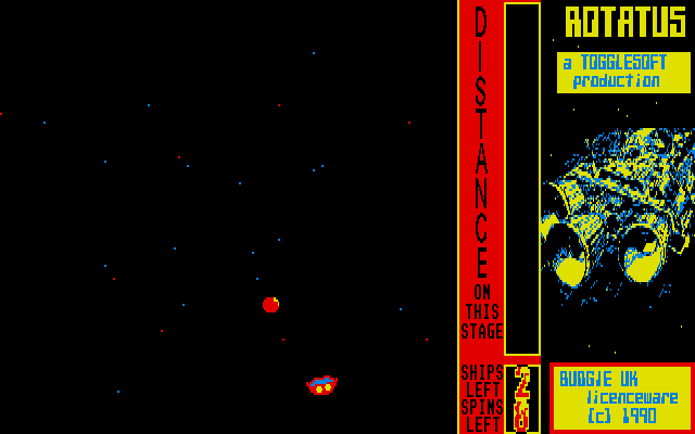 Rotatus (Atari ST) screenshot: Level complete!