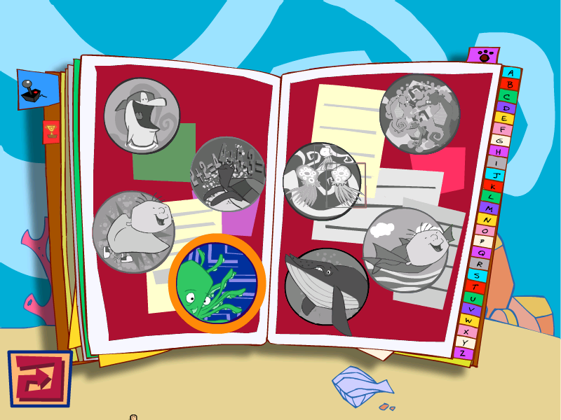 Playhouse Disney's Stanley: Wild for Sharks! (Windows) screenshot: On this page all the main games are available