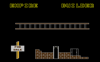 Empire Builder (Atari ST) screenshot: Title screen
