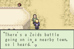 Zoids: Legacy (Game Boy Advance) screenshot: This sounds promising.