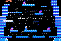 Ice Climber (Game Boy Advance) screenshot: Bonus vegetable stage