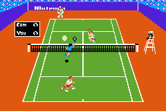 Screenshot of Tennis (Game Boy Advance, 1984) - MobyGames