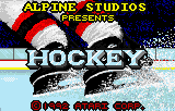 Hockey (Lynx) screenshot: Title screen