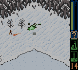 Army Men: Sarge's Heroes 2 (Game Boy Color) screenshot: Shooting a foot soldier