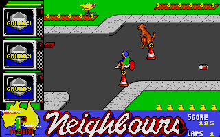 Neighbours (Atari ST) screenshot: I don't understand.
