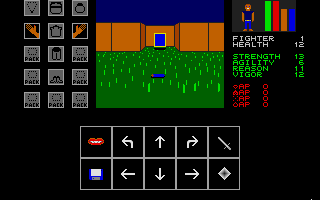 The Mystic Well (Atari ST) screenshot: A vial with water