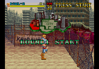 Riot City (Arcade) screenshot: Stage 1