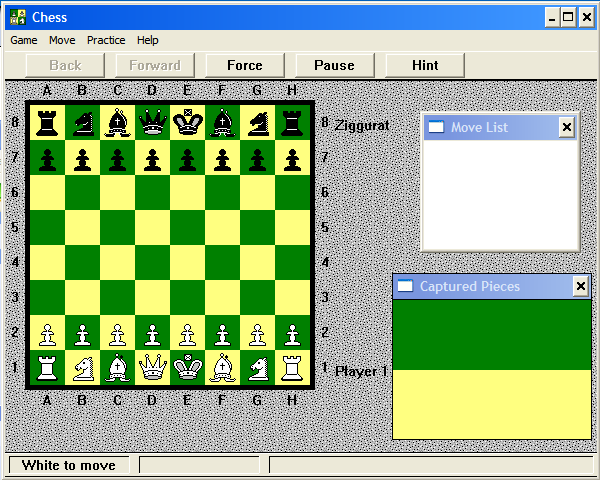 Microsoft Entertainment Pack 4 (Windows 3.x) screenshot: Chess
