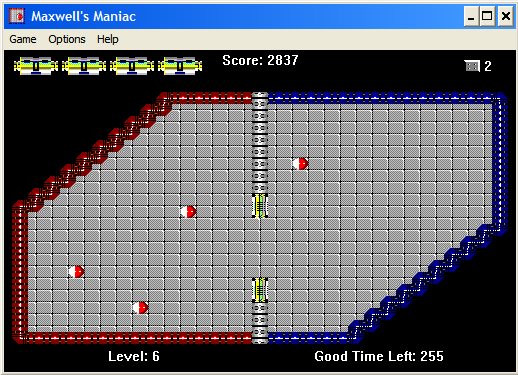 Microsoft Entertainment Pack 4 (Windows 3.x) screenshot: Maxwell's Maniac