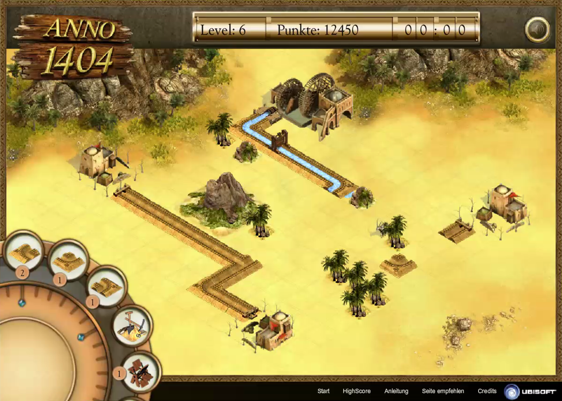 Screenshot of Anno 1404 Minigame (Browser, 2009) - MobyGames