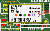 Lynx Casino (Lynx) screenshot: Selecting how much to bet on the Craps table.