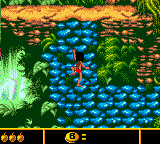 Walt Disney's The Jungle Book: Mowgli's Wild Adventure (Game Boy Color) screenshot: Scalable wall
