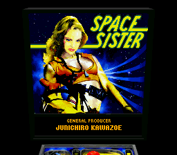 Super Pinball II: The Amazing Odyssey (SNES) screenshot: Space Sister - back display