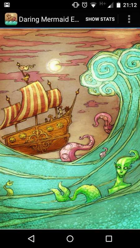 The Daring Mermaid Expedition (Android) screenshot: Splash screen