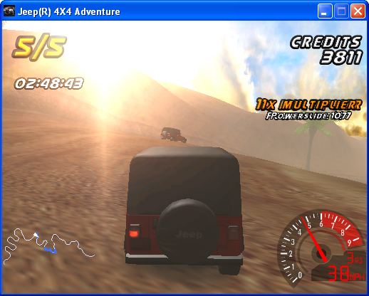 Jeep 4x4 Adventure (Windows) screenshot: Sun in your eyes?