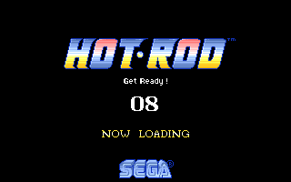 Hot Rod (Amiga) screenshot: Loading screen.