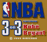 NBA 3 on 3 featuring Kobe Bryant (Game Boy Color) screenshot: Title screen