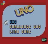 Screenshot of Uno (Game Boy Color, 1999) - MobyGames
