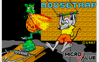 Mouse Trap (Amiga) screenshot: Title screen