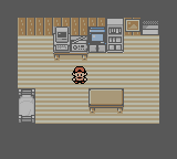 Pokémon Crystal Version (Game Boy Color) screenshot: Inside your house