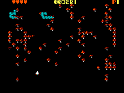 Arcade Smash Hits (SEGA Master System) screenshot: Uh-oh, now there are two of them!