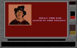 Billy the Kid Returns! (DOS) screenshot: Let's begin playing Stage 2!