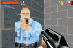 Ecks vs. Sever (Game Boy Advance) screenshot: New weapons in each mission