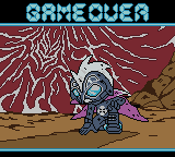 Bomberman Max: Red Challenger (Game Boy Color) screenshot: Game over