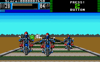 Beast Busters (Amiga) screenshot: Section 3, end bosses