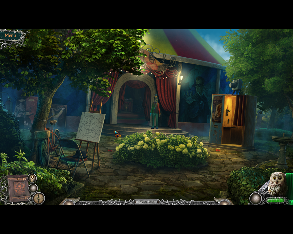 Weird Park: The Final Show (Windows) screenshot: The entrance and a photo booth
