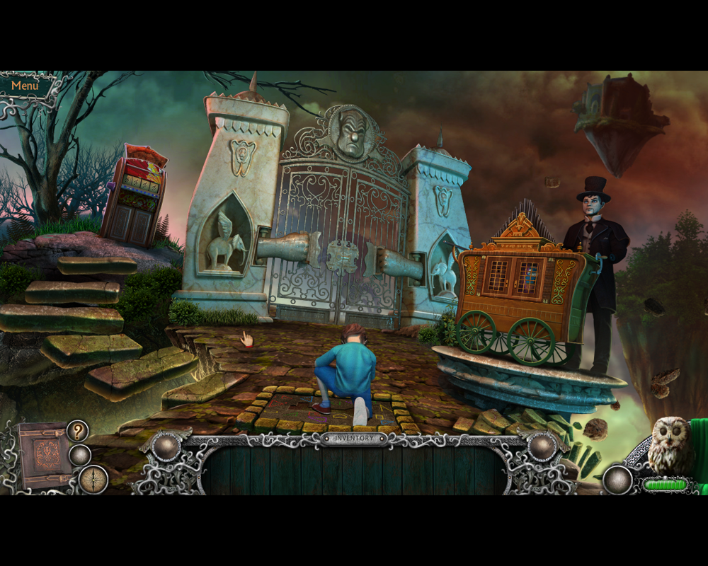Weird Park: The Final Show (Windows) screenshot: On to the next area. There is the missing boy.