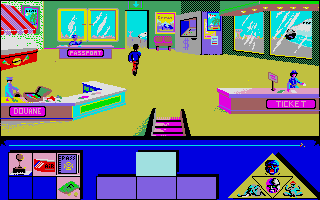 Indian Mission (Atari ST) screenshot: Now you are ready to depart to India...