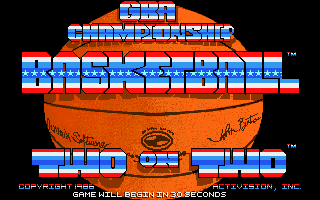 GBA Championship Basketball: Two-on-Two (Amiga) screenshot: Loading screen