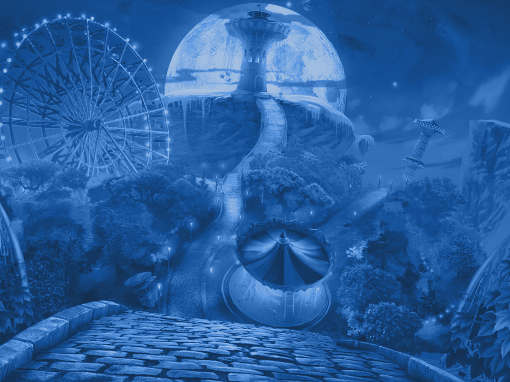 Weird Park: The Final Show (iPad) screenshot: Initially loaded screen