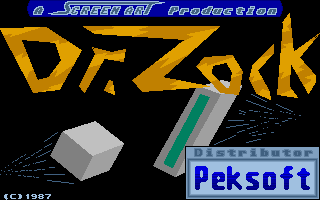 Dr. Zock (Atari ST) screenshot: Title screen