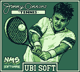 Jimmy Connors Tennis (Game Boy) screenshot: Title screen