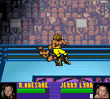 ECW Hardcore Revolution (Game Boy Color) screenshot: A hard bump