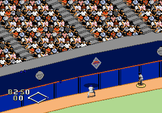 World Series Baseball (Genesis) screenshot: Home Run!