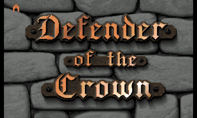 Defender of the Crown (Android) screenshot: Title screen.