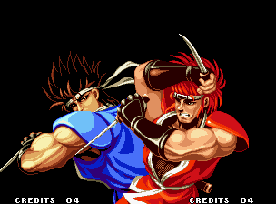 World Heroes 2 JET (Neo Geo) screenshot: A bit of the game's dramatic intro