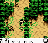 Survival Kids (Game Boy Color) screenshot: Take this!!!
