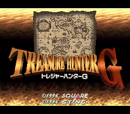 Treasure Hunter G (SNES) screenshot: Title screen