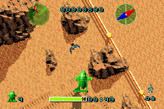 Thunderbirds: International Rescue (Game Boy Advance) screenshot: Finding and rescuing people