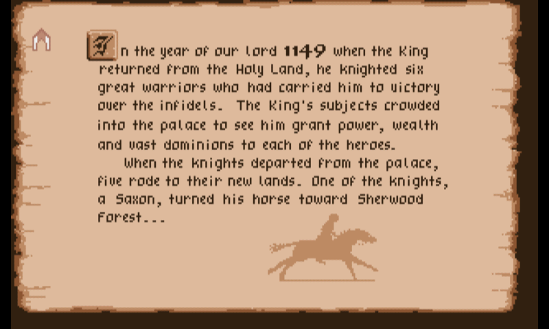 Defender of the Crown (Android) screenshot: Background story.