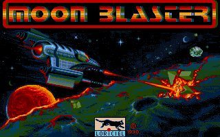 Moon Blaster (Atari ST) screenshot: Title Screen