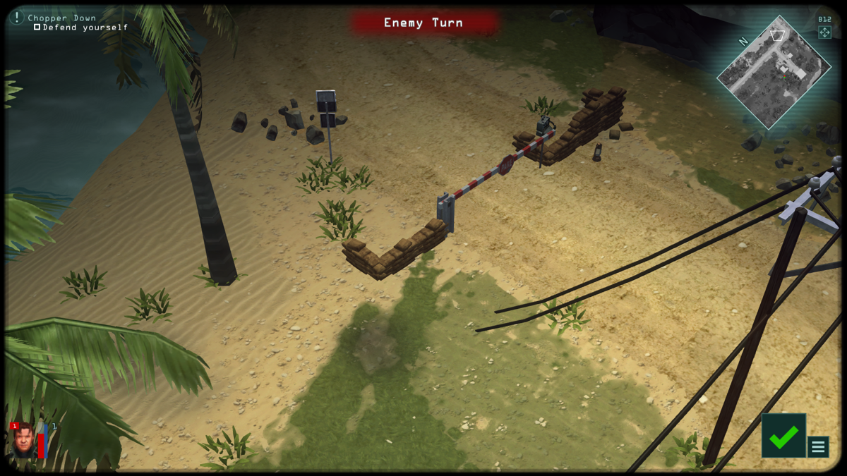 Jagged Alliance: Flashback (Windows) screenshot: Post station