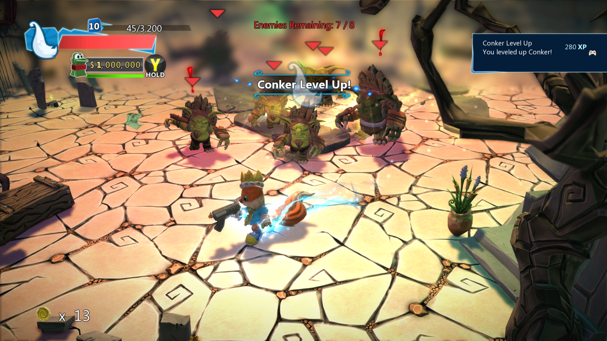 Project Spark: Conker Play & Create Bundle (Xbox One) screenshot: Conker has leveled up.