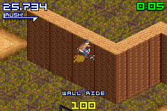 Dave Mirra Freestyle BMX 3 (Game Boy Advance) screenshot: Wall Ride